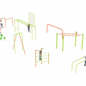9 Piece Advanced Kids Gym Course