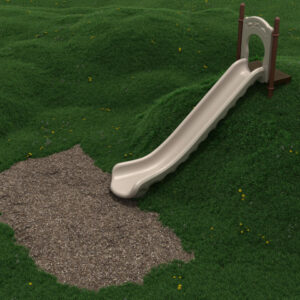 6 Foot Single Straight Embankment Slide